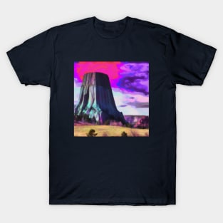 Devil's Tower in Wyoming T-Shirt